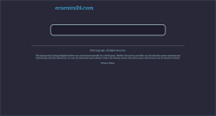 Desktop Screenshot of ecuentra24.com